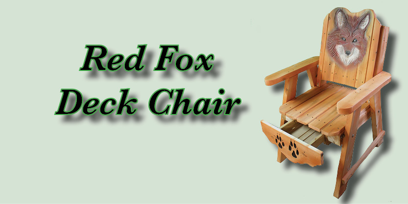 fox chair, deck chair, deck lounge chair